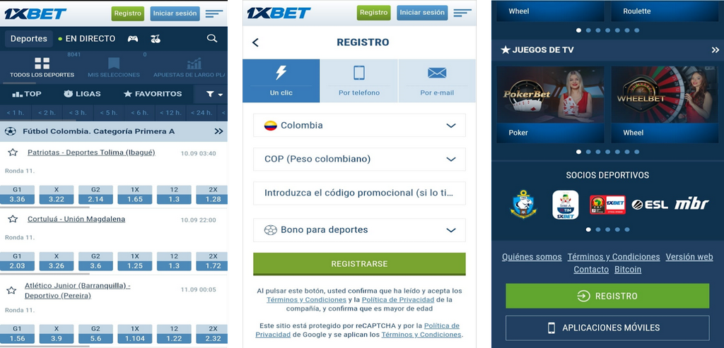 Link web Mirror 1xbet